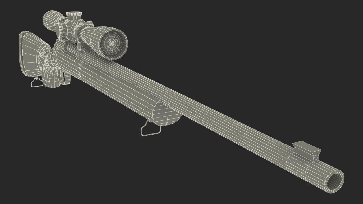M24 Sniper Rifle AAA Game Weapon 3D