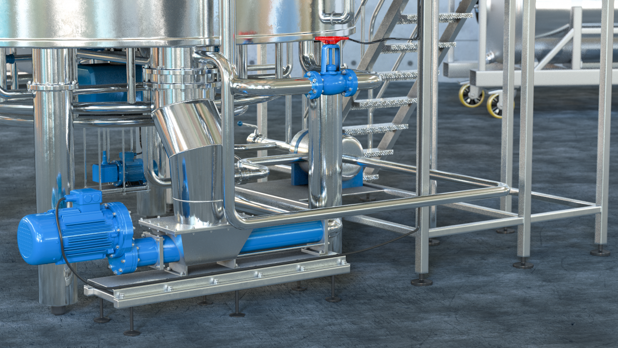 Whiskey Production Plant 3D model