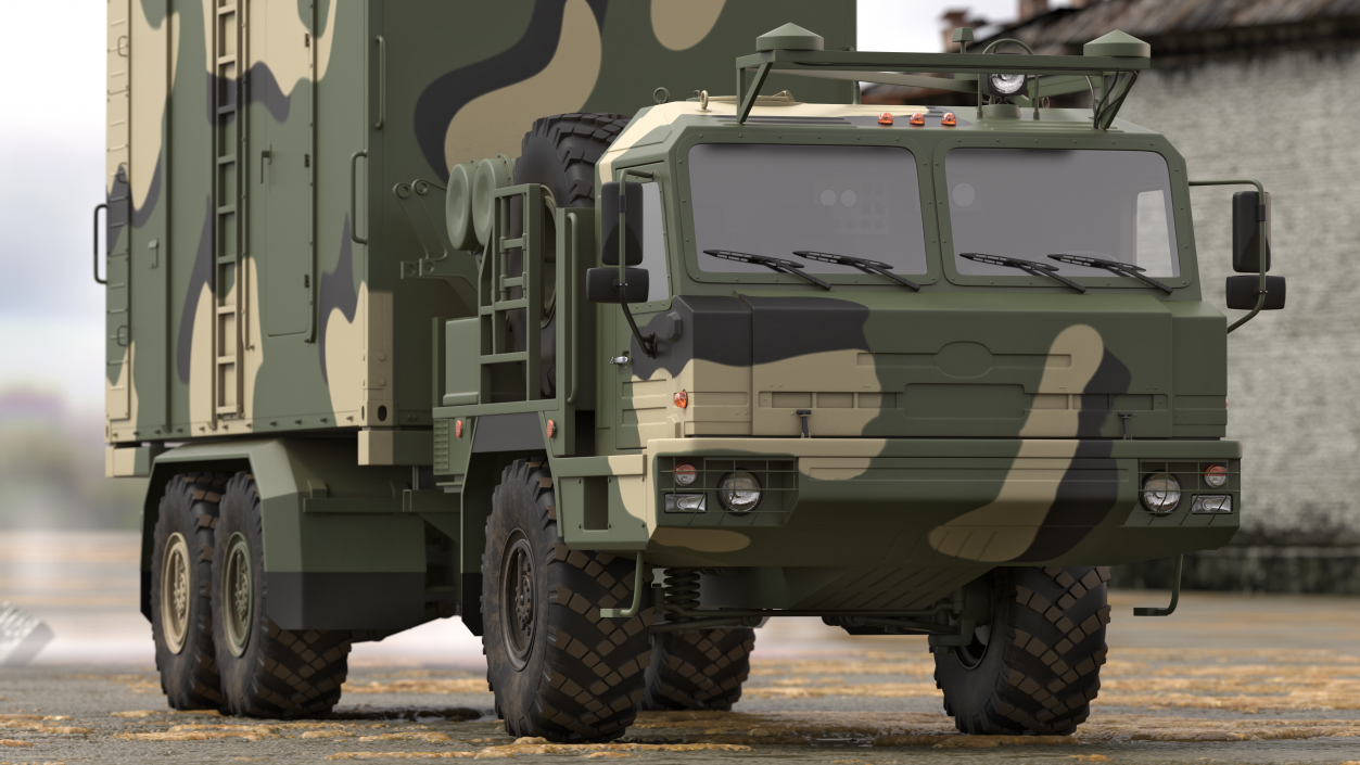 Command and Control Vehicle 50K6 Vityaz Camo 3D model