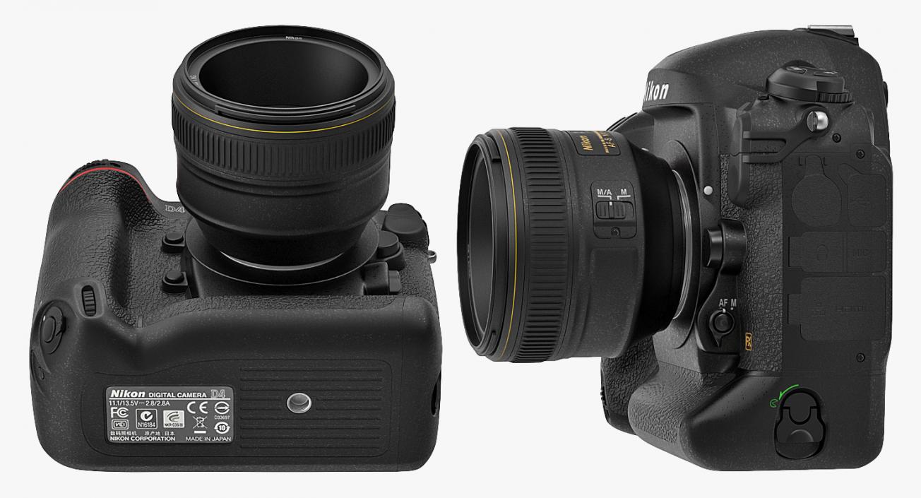 3D model Nikon D4