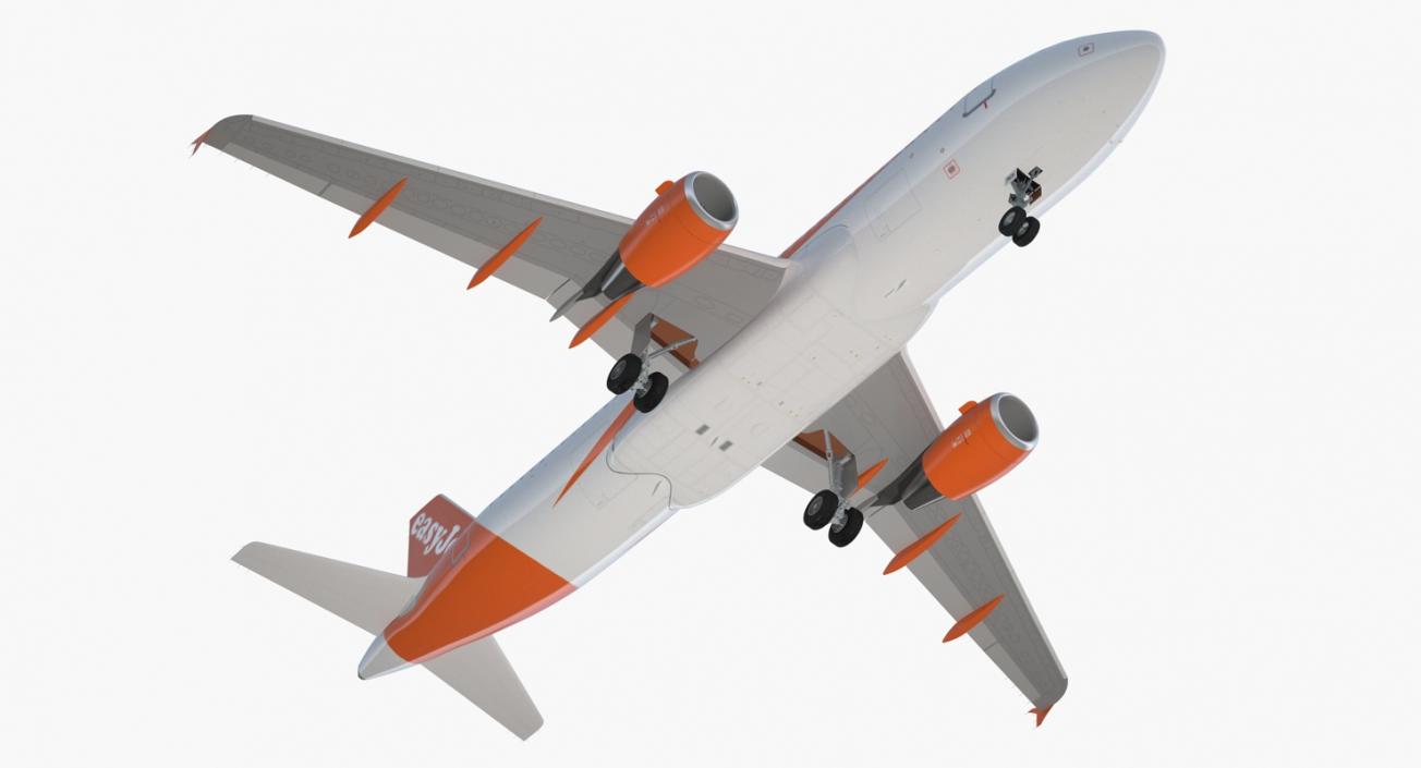 Airbus A320 EasyJet Airline 3D