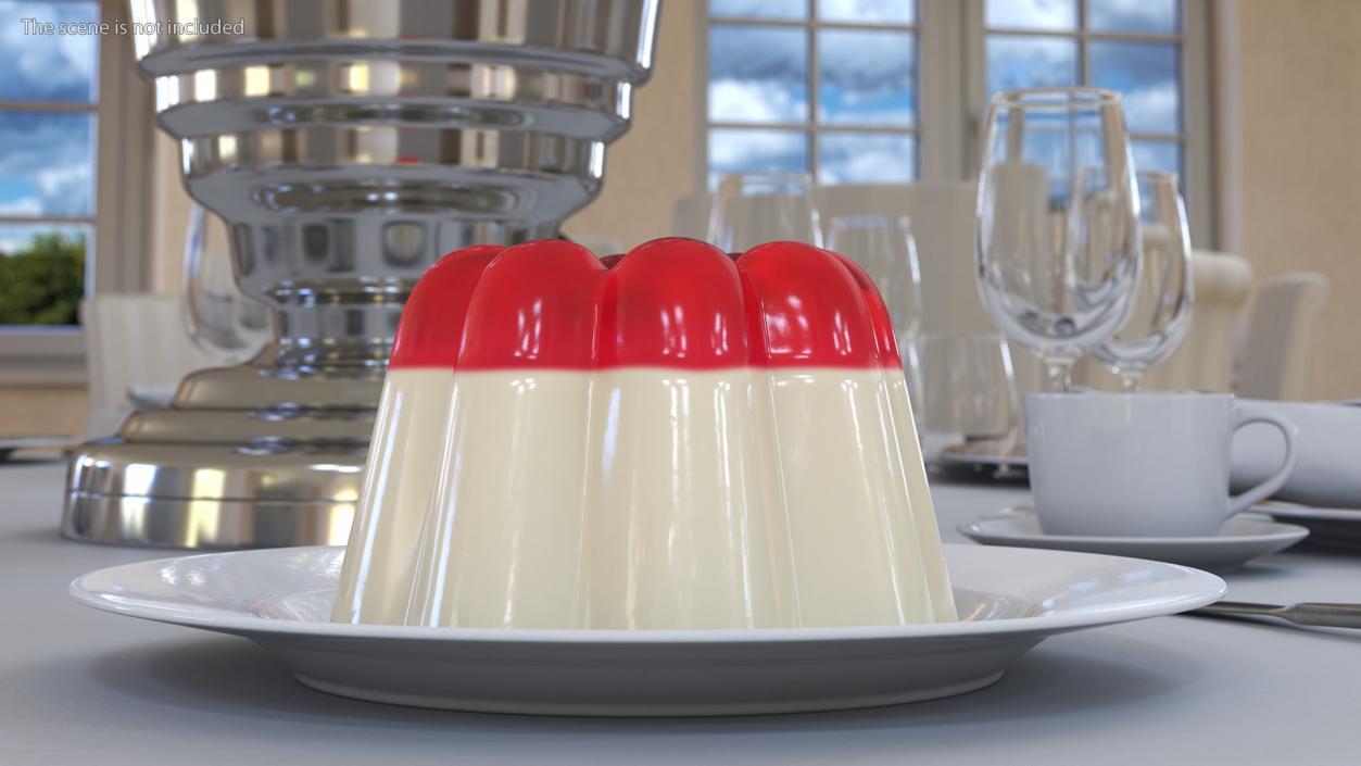 Jelly Pudding Chery Milk 3D model