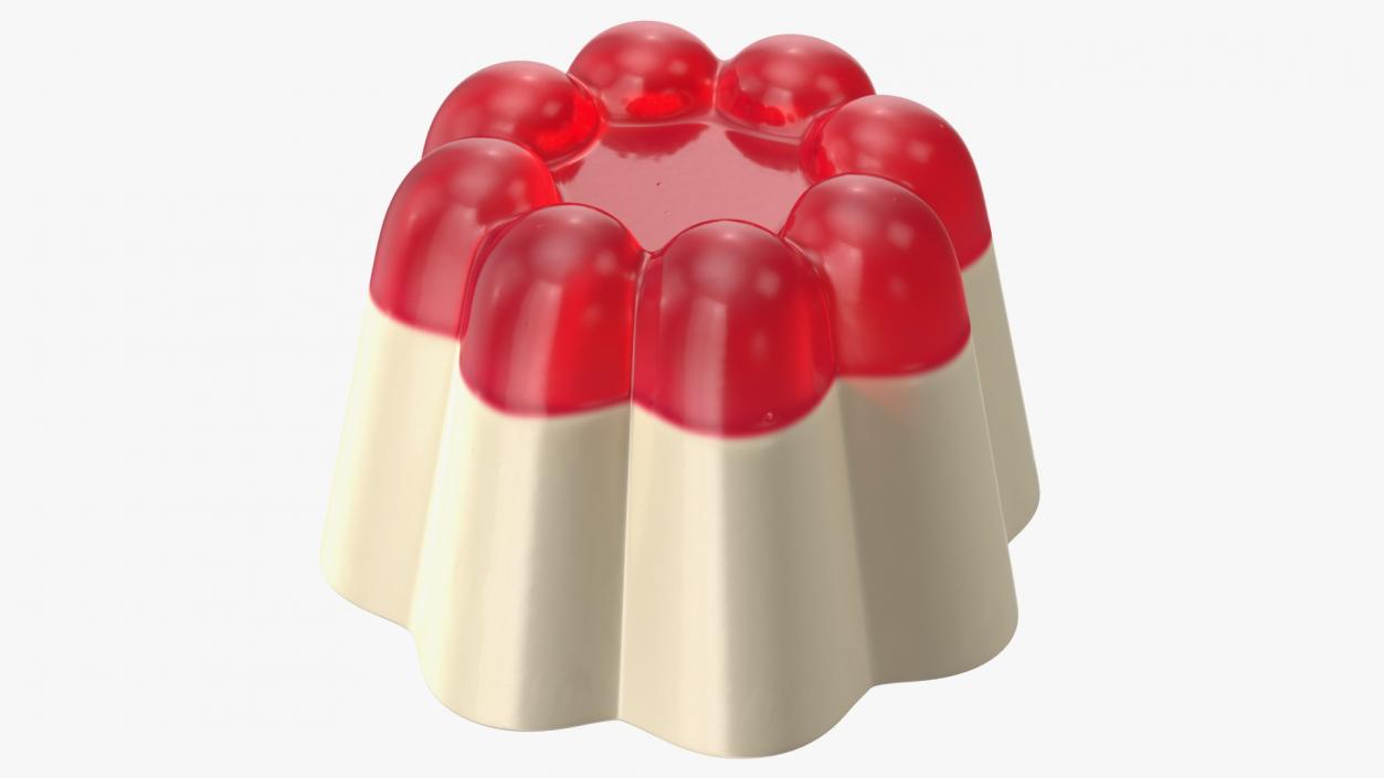 Jelly Pudding Chery Milk 3D model
