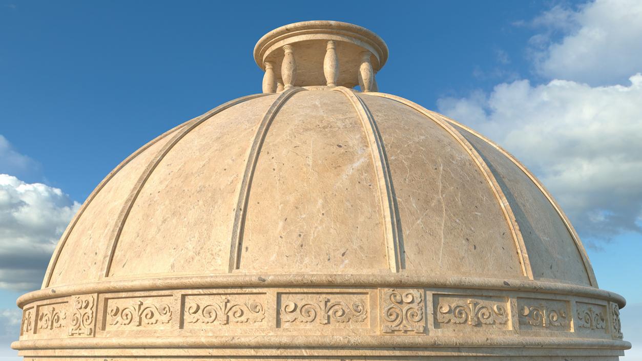 3D model Stone Dome
