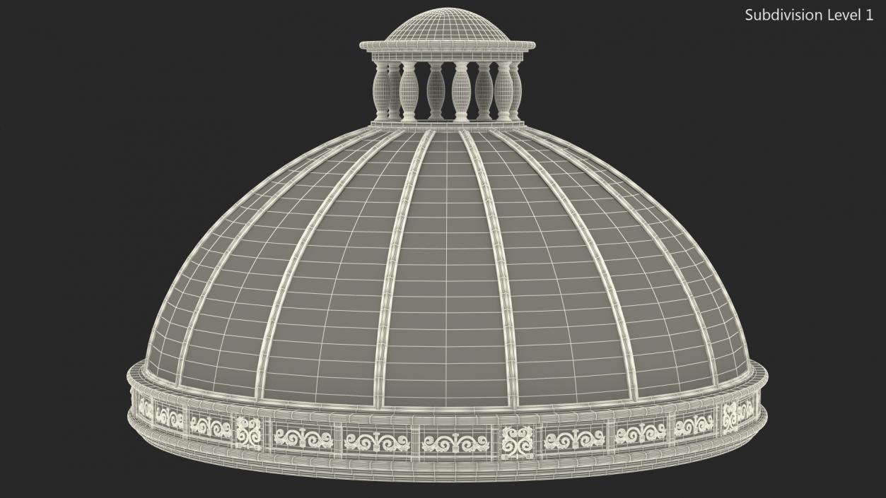 3D model Stone Dome