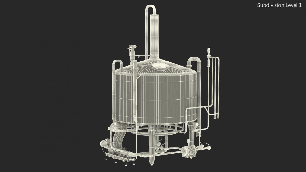 Whisky Distillation Equipment 3D model
