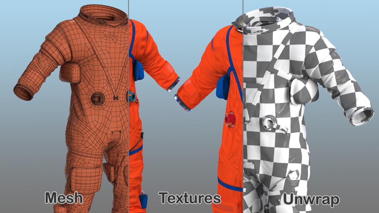 NASA OCSS Suit 3D model