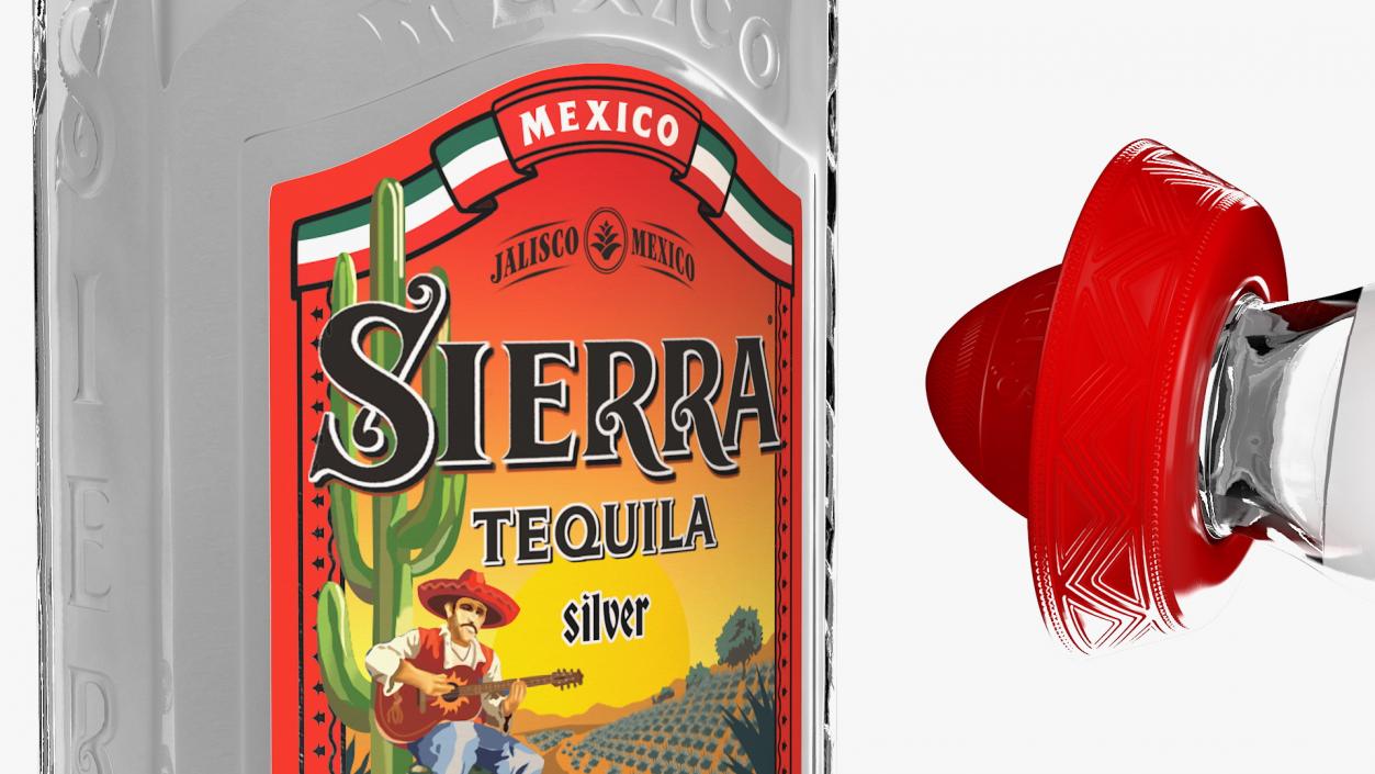 3D Sierra Tequila Silver