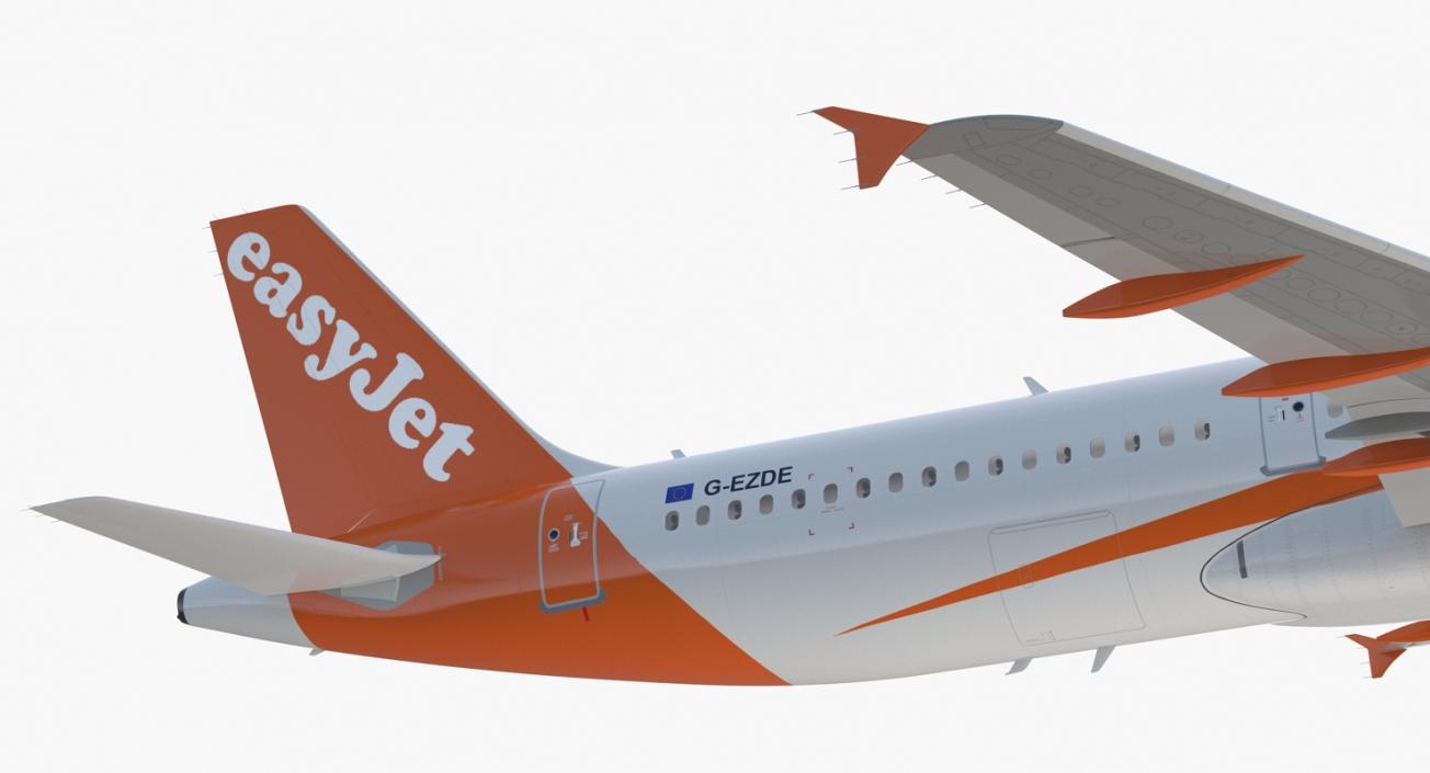 Airbus A321 EasyJet Airline 3D
