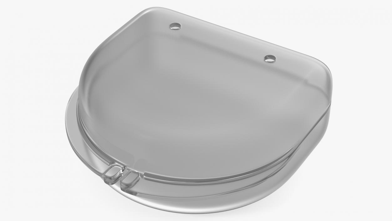 Transparent Mouthguard Case 3D
