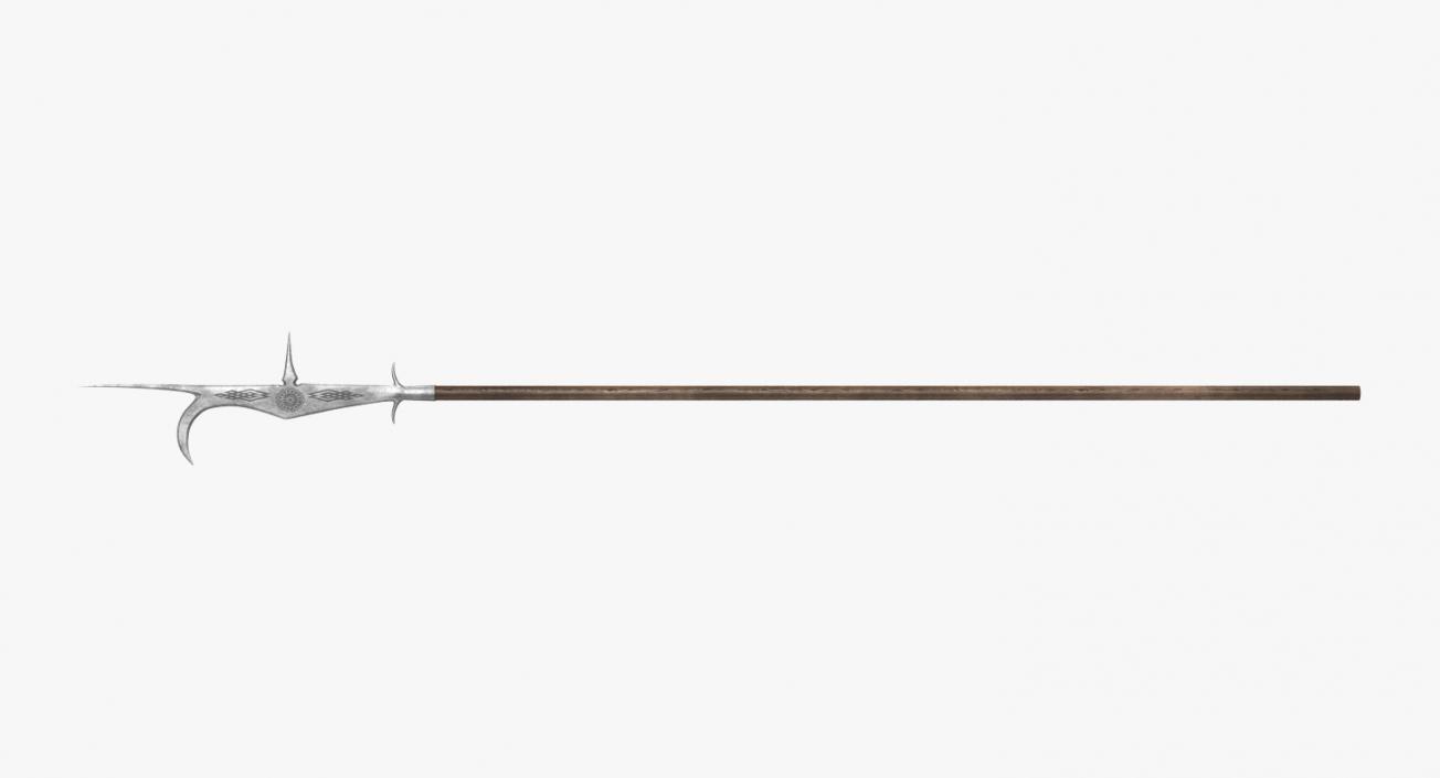 3D model Guisarme Pole Weapon