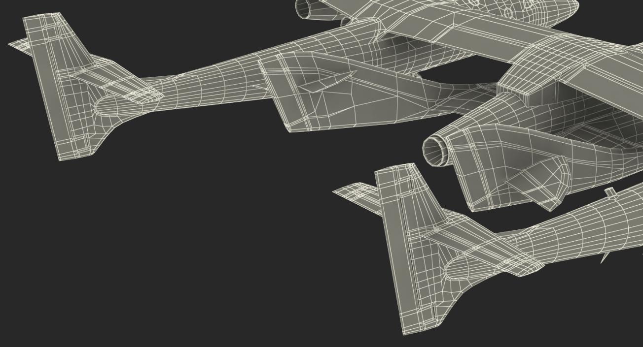 3D Virgin Galactic SpaceShipTwo model