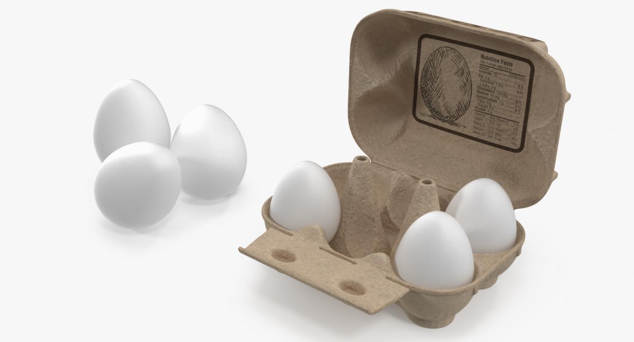 3D model Eggs In Package