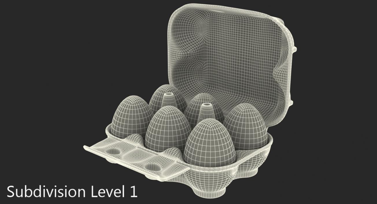 3D model Eggs In Package