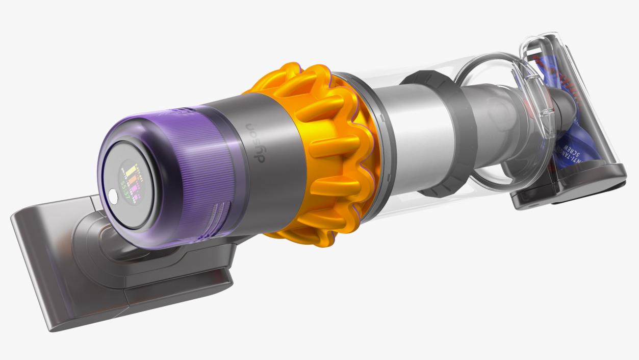 Dyson V15 Cordless Vacuum Cleaner with Hair Screw Tool 3D model