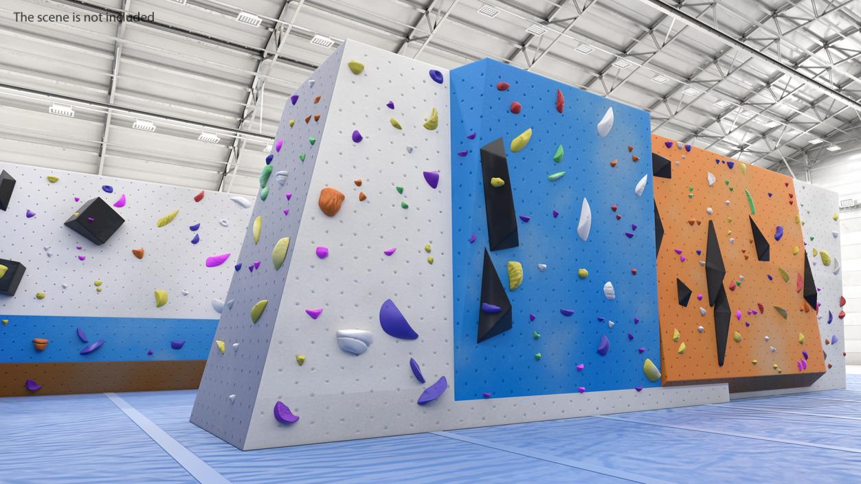 Climbing Bouldering Wall Sports Complex 3D model