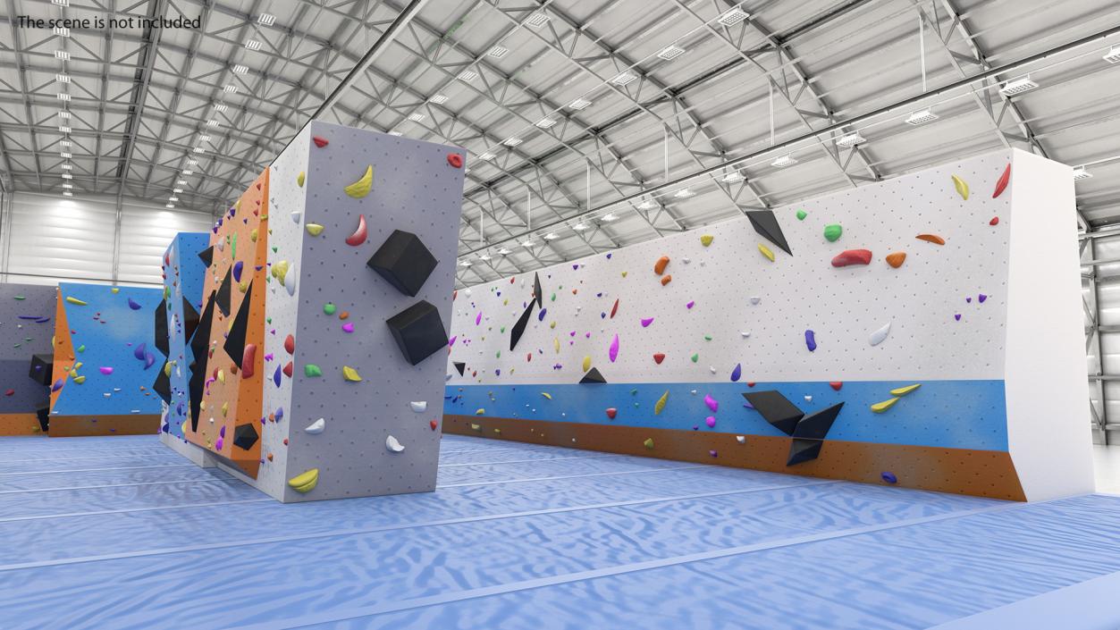 Climbing Bouldering Wall Sports Complex 3D model