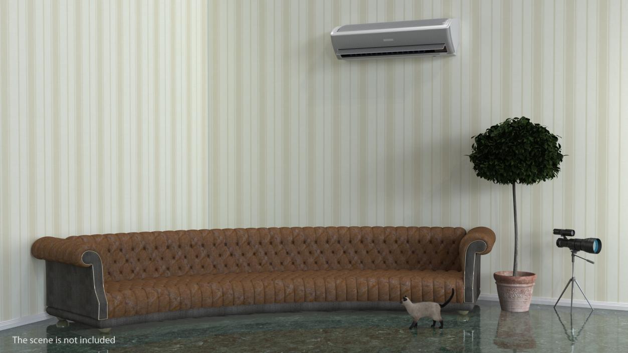 3D Wall Mounted Air Conditioner model