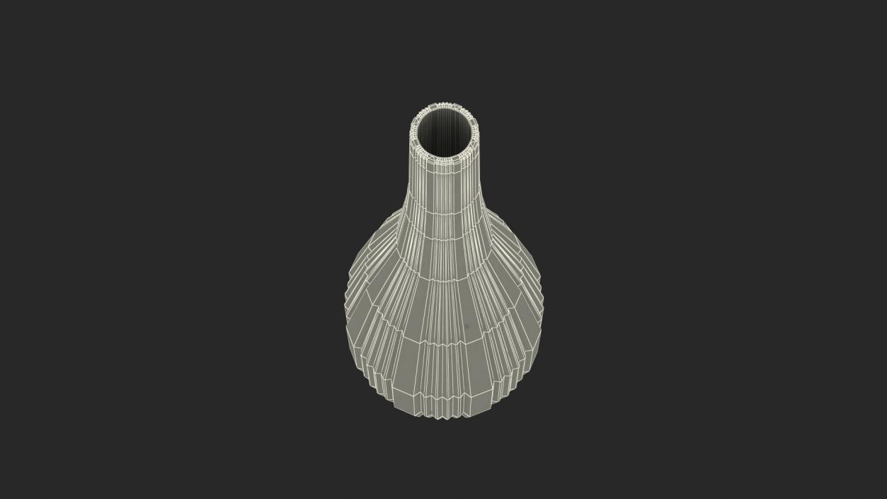 3D model Tall Ceramic Fashion Vase