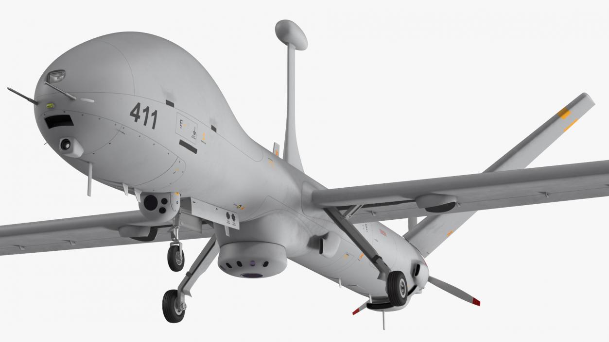 Elbit Hermes 900 UAV Rigged 3D