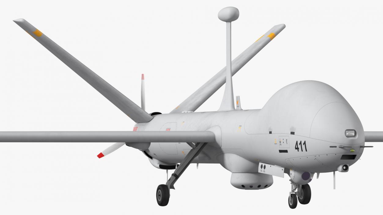 Elbit Hermes 900 UAV Rigged 3D