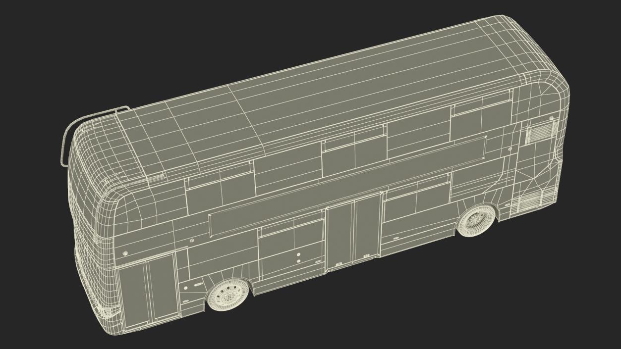 Alexander Dennis BYD 500 Electric Bus Rigged 3D model