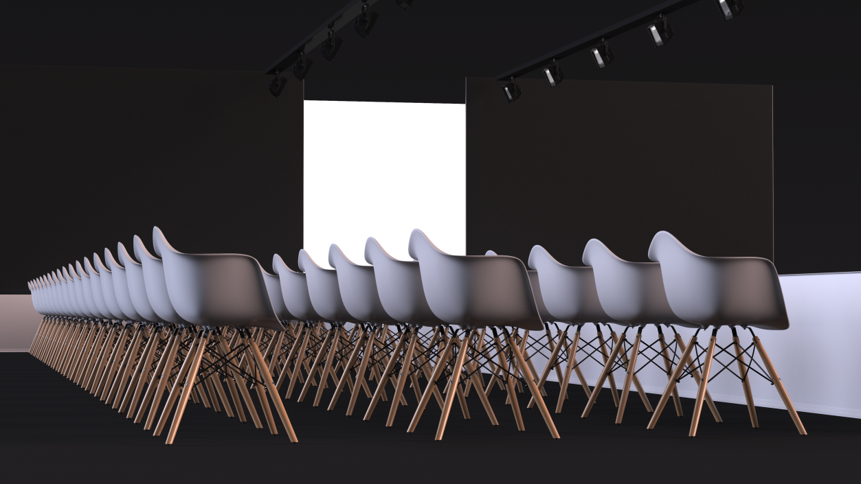 3D model Fashion Runway Stage