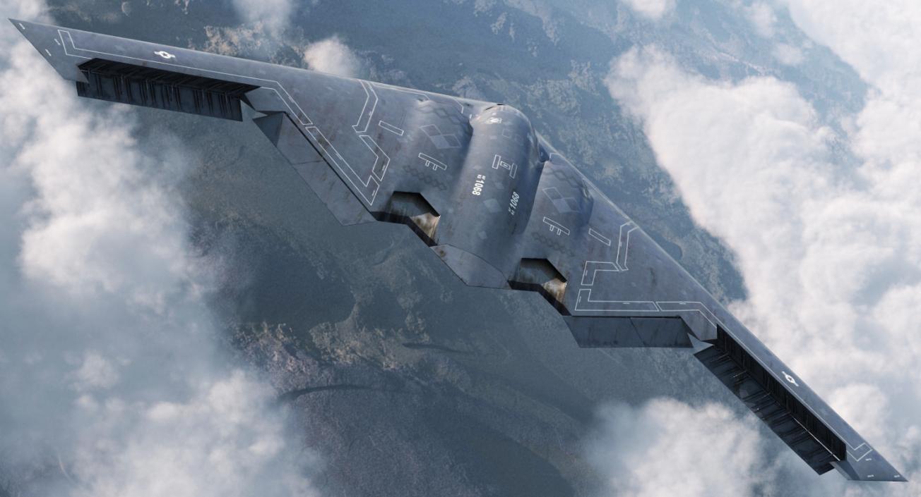 3D model Stealth Bomber B-2 Spirit