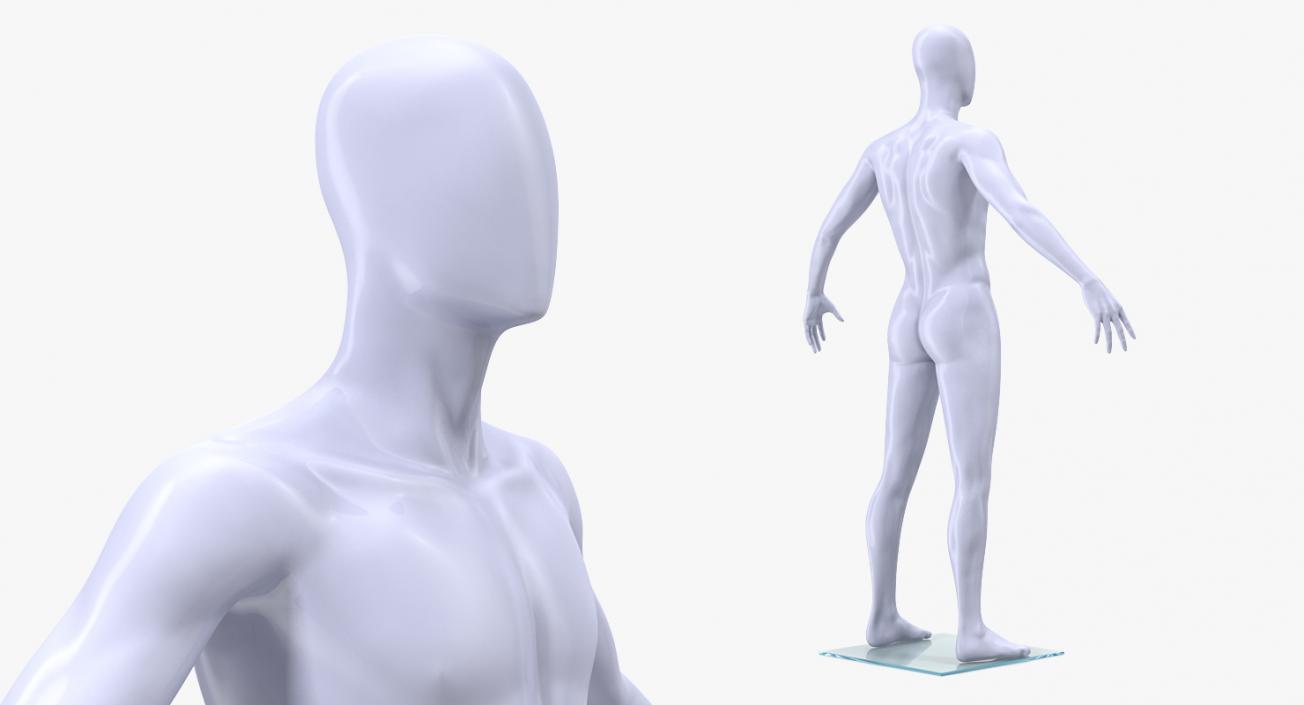 Male Mannequin 3D model