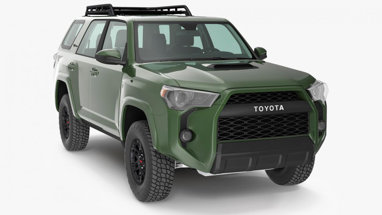 3D Toyota 4Runner TRD Pro Army Green 2021 model