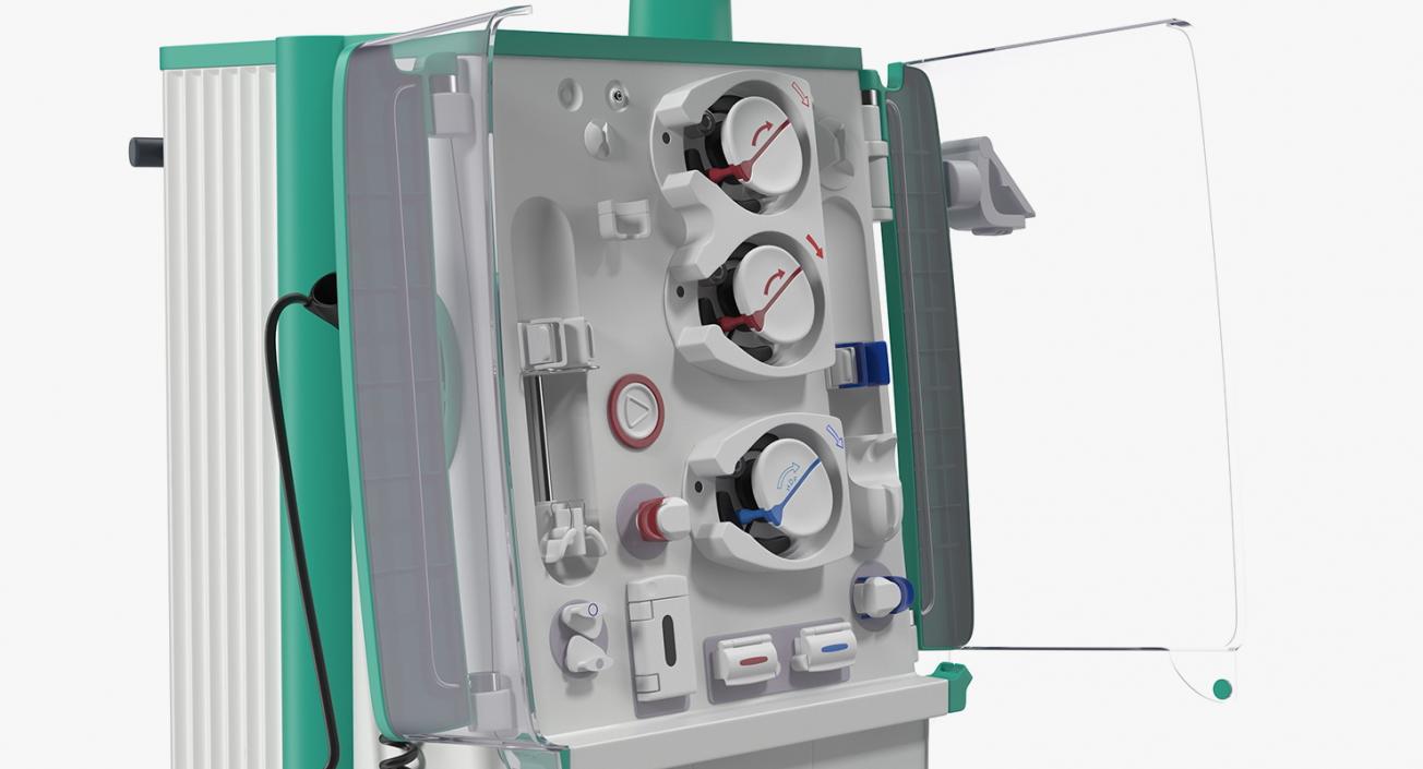 3D Dialysis Machine Rigged model