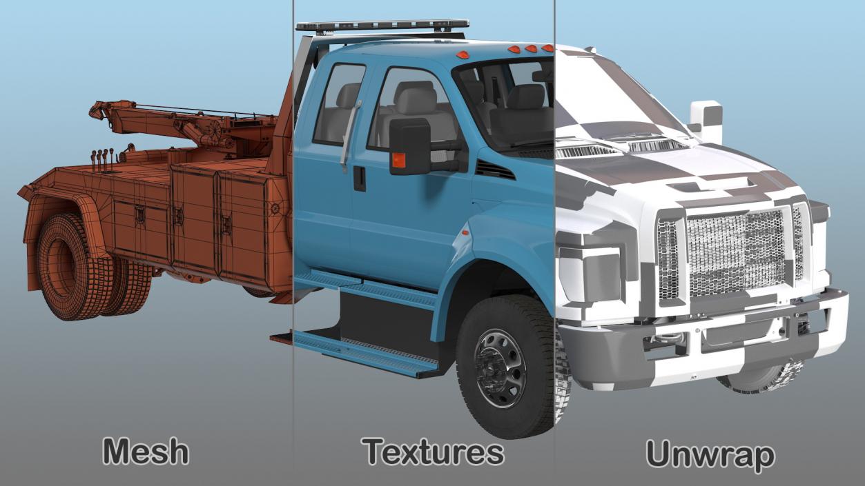 3D model Heavy Duty Tow Truck