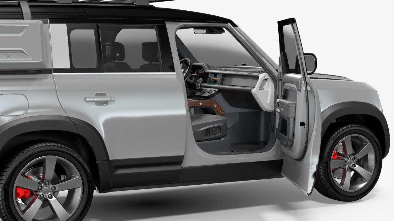 3D model Land Rover Defender Explorer Pack Rigged