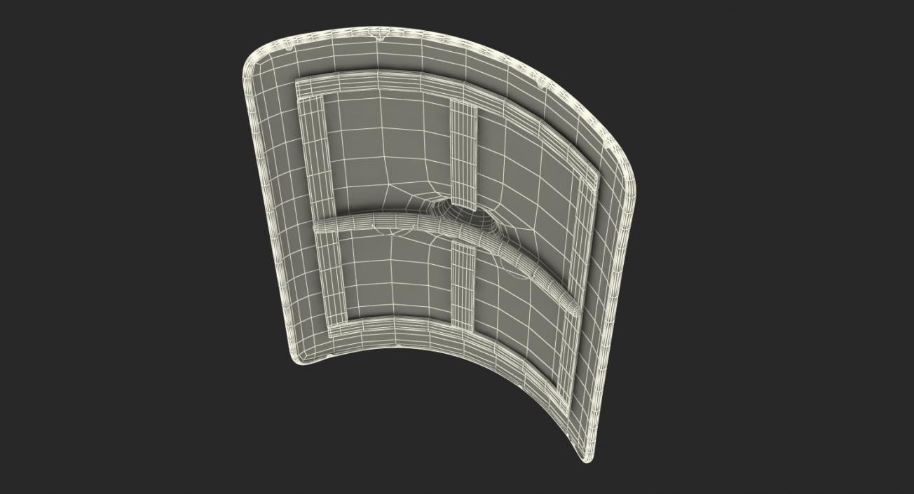 Roman Scutum Shield 3D model