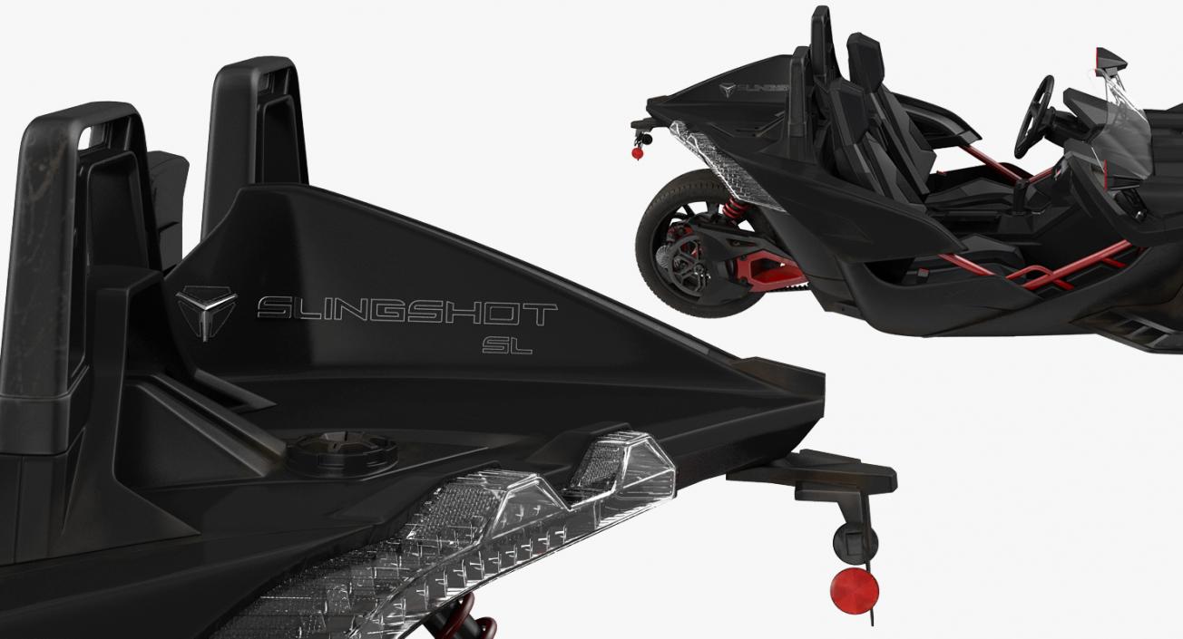 3D Polaris Slingshot Trike 2016 model