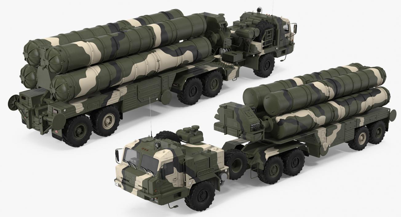 3D SA-21 Growler Mobile Missile System Vehicle model