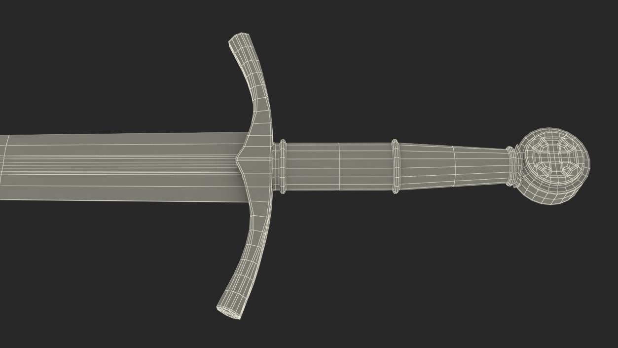Crusader Sword 3D model
