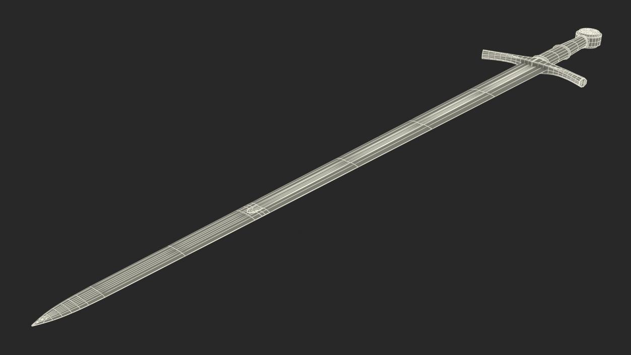 Crusader Sword 3D model