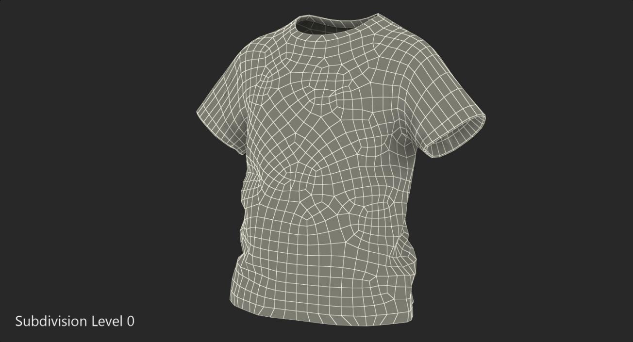 3D model Teenage T-Shirt