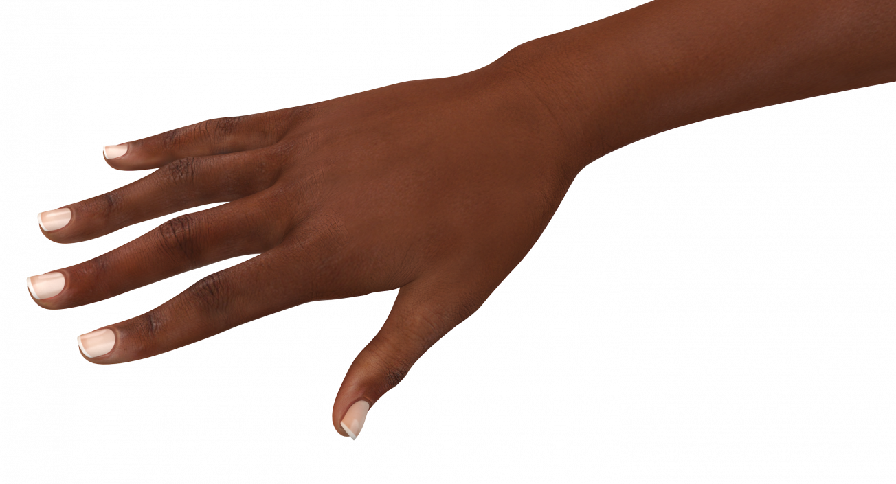 Asian/ Americas Female Hand Rigged 3D model
