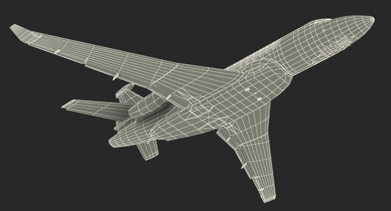 3D Dassault Falcon 7X model