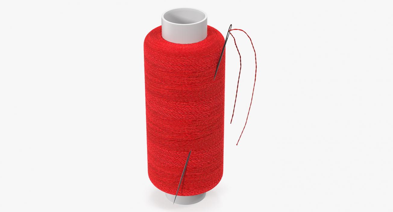 3D Small Sewing Thread with Needle