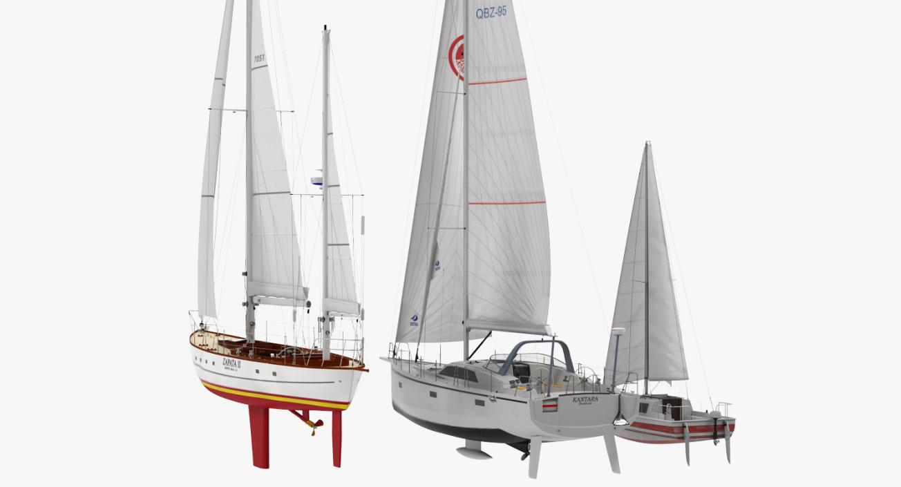 3D model Sailing Yachts Collection