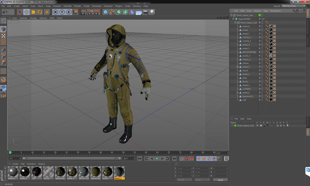 Strizh Space Suit 3D
