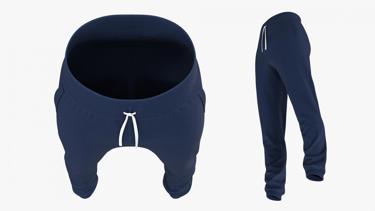 3D Sport Pants Blue