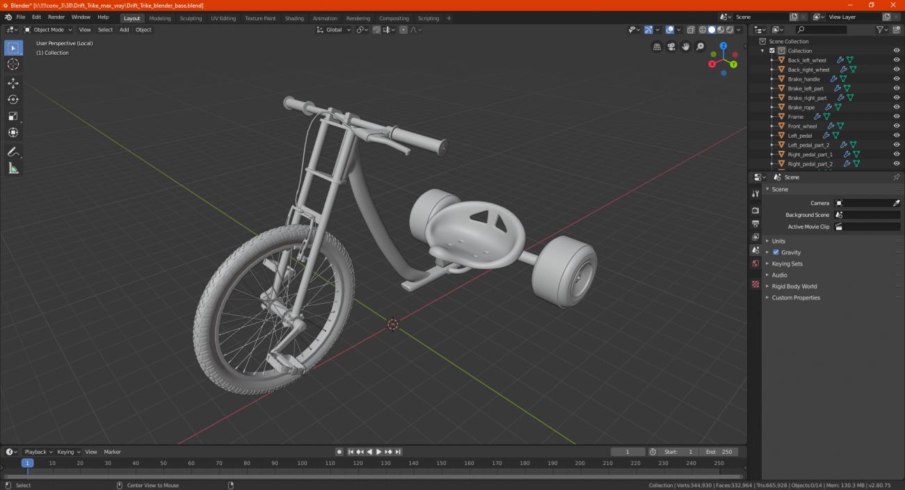 3D Drift Trike