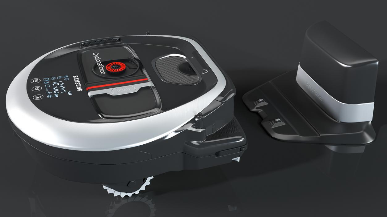 3D Robot Vacuum Samsung VR7260 with Docking Station model