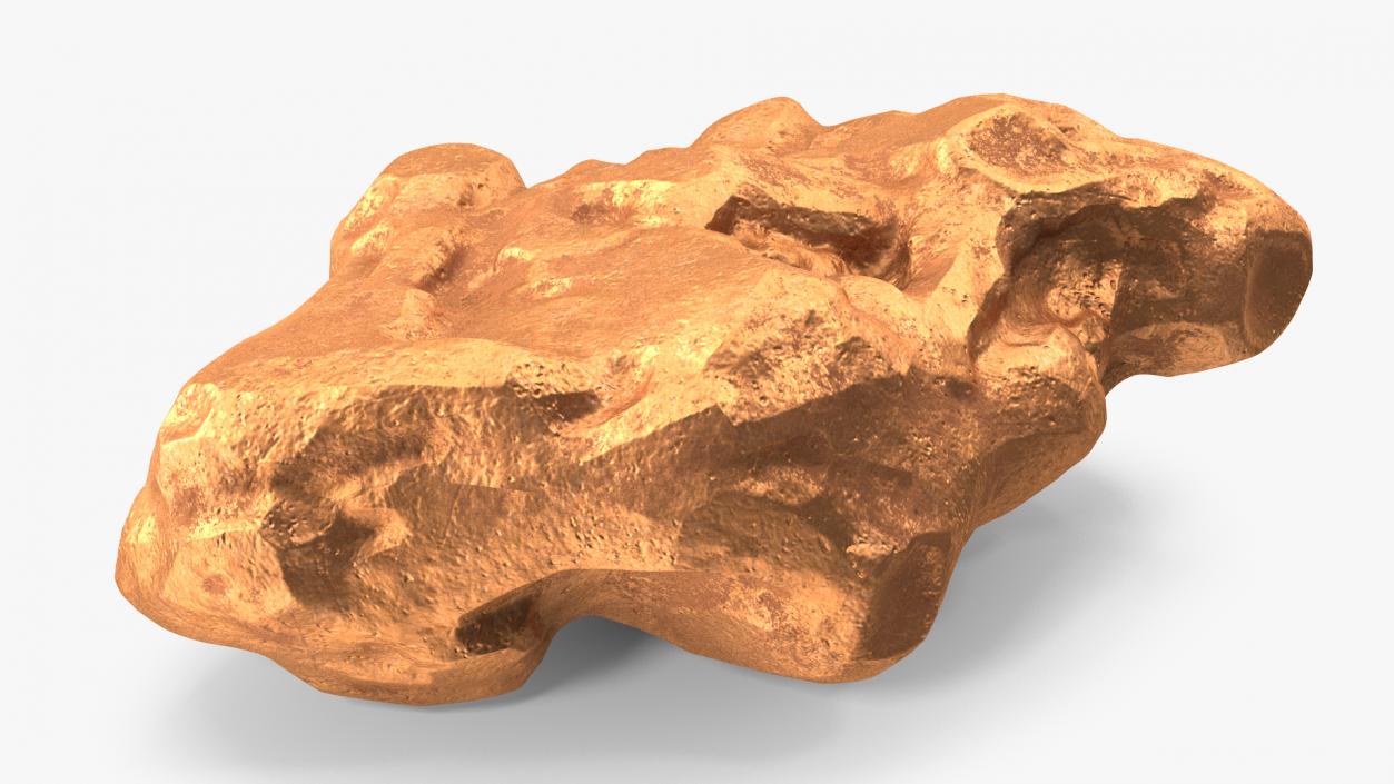 Copper Natural Mineral 3D
