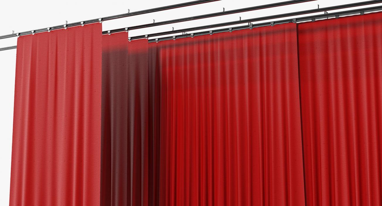 3D Stage Curtain model