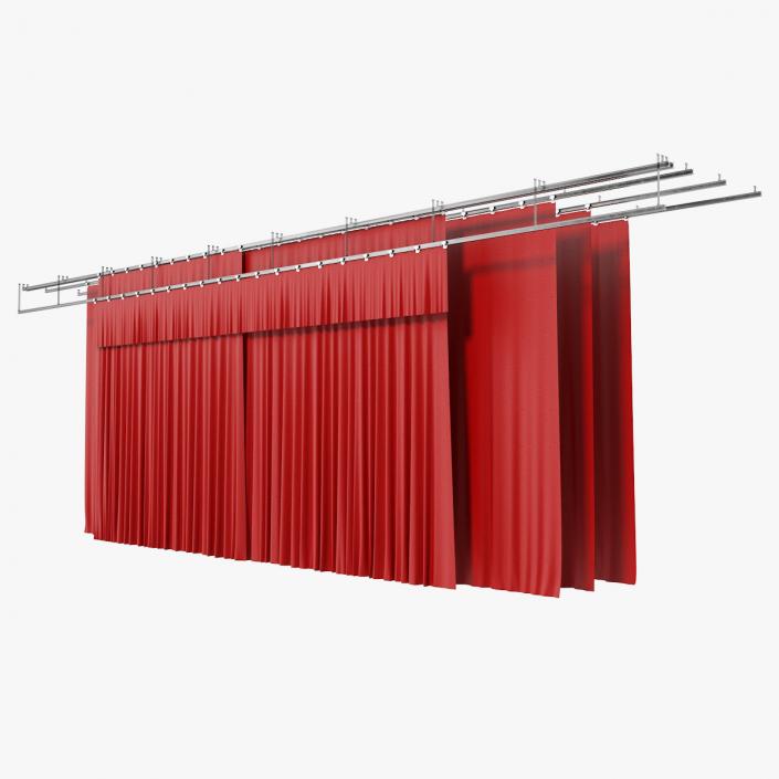 3D Stage Curtain model